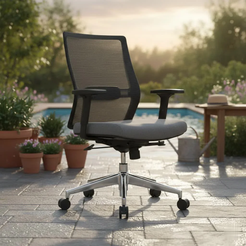 IKEA office chair in a modern home office setup